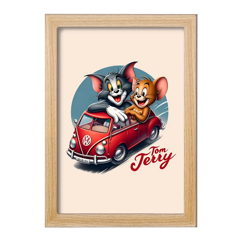 تابلو خندالو مدل تام و جری کد F7098