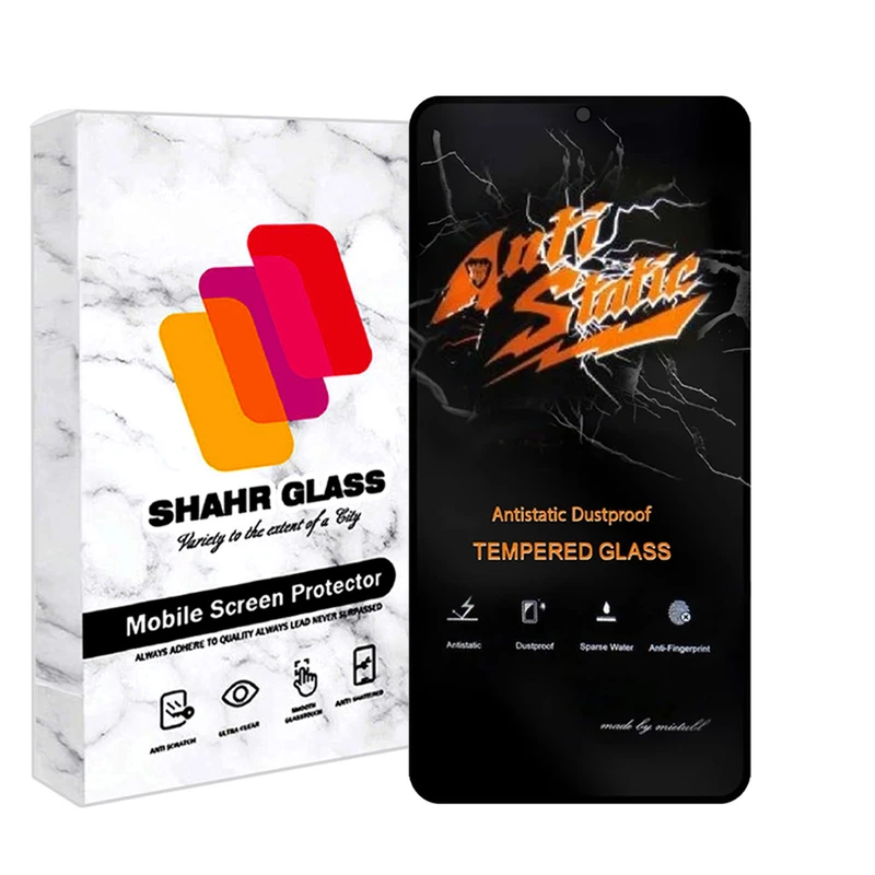 محافظ صفحه نمایش شهر گلس مدل ANTIDUSTSH مناسب برای گوشی موبایل شیائومی Redmi Note 12S