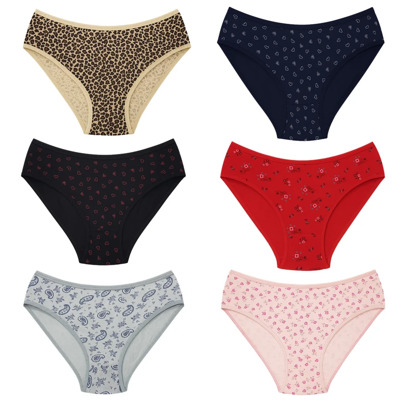 شورت زنانه اما مدل 5410-4045 بسته 6 عددی