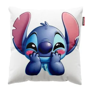 کوسن پاد آفرین مدل استیچ بامزه طرح فانتزی کیوت کد 13 سایز 30x30 سانتی متر