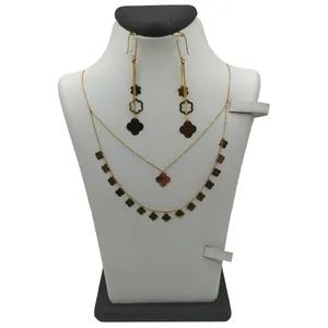 نیم ست طلا 18 عیار زنانه مدل پولکی