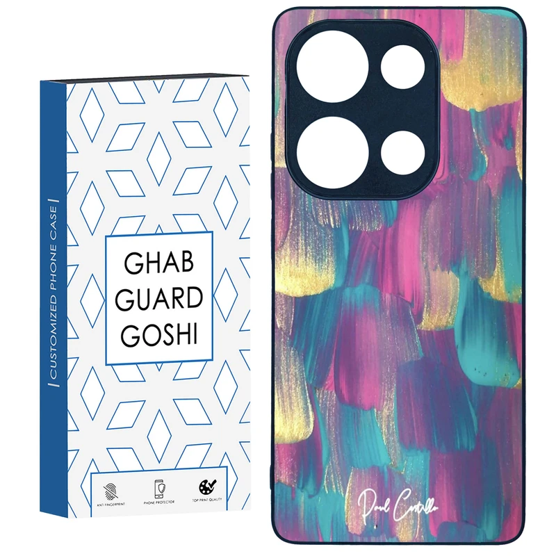 کاور قاب گارد گوشی طرح ابرنگ کد TPU-252 مناسب برای گوشی موبایل شیائومی Redmi Note 13 Pro 4G / Poco M6 Pro 4G