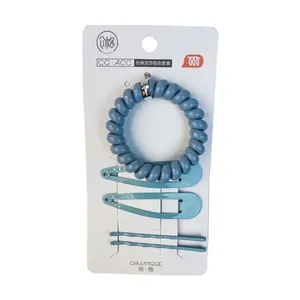 ست کش و گیره و سنجاق مو زنانه مدل 4003 مجموعه 5 عددی