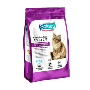 غذا خشک گربه بالغ سولواس مدل گربه بالغ طعم مرغ وزن ۱۲ کیلوگرم