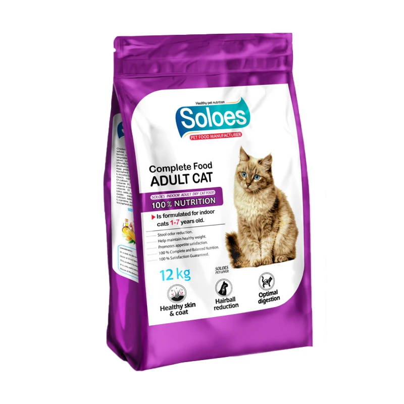 غذا خشک گربه بالغ سولواس مدل گربه بالغ طعم مرغ وزن ۱۲ کیلوگرم