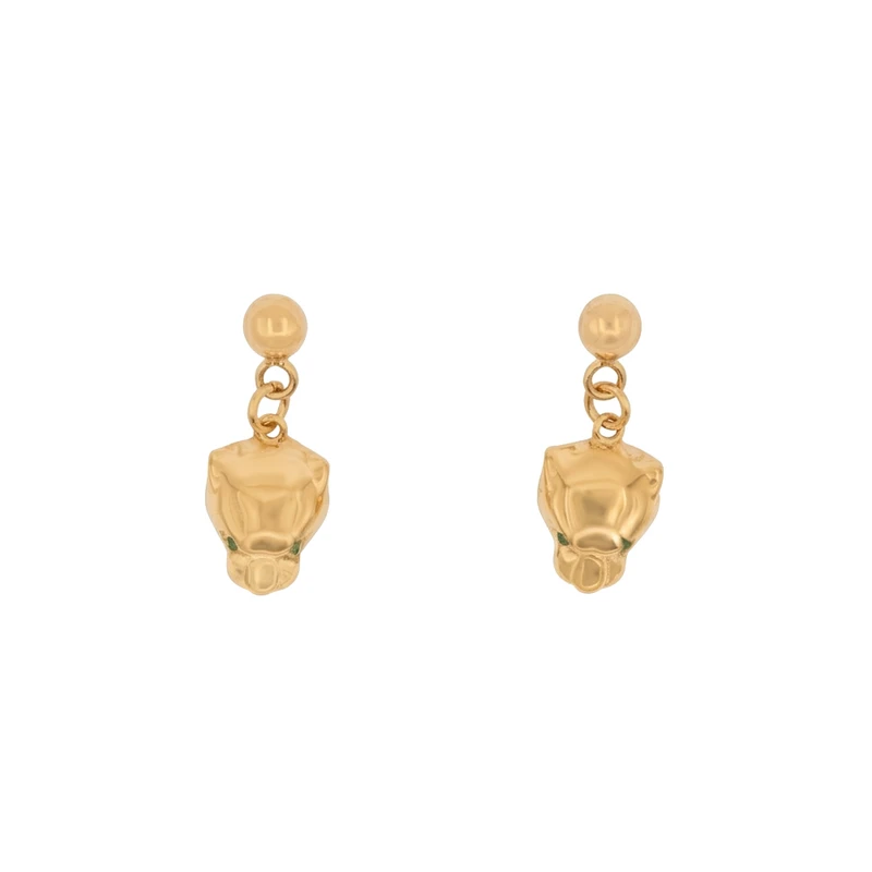 گوشواره میخی طلا 18 عیار زنانه سین سان مدل پنتر DR167