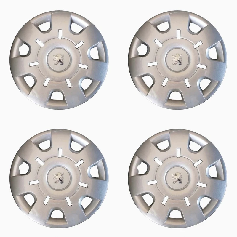 قالپاق چرخ خودرو کد 02 سایز 14 اینچ مناسب برای پژو 207  بسته 4 عددی