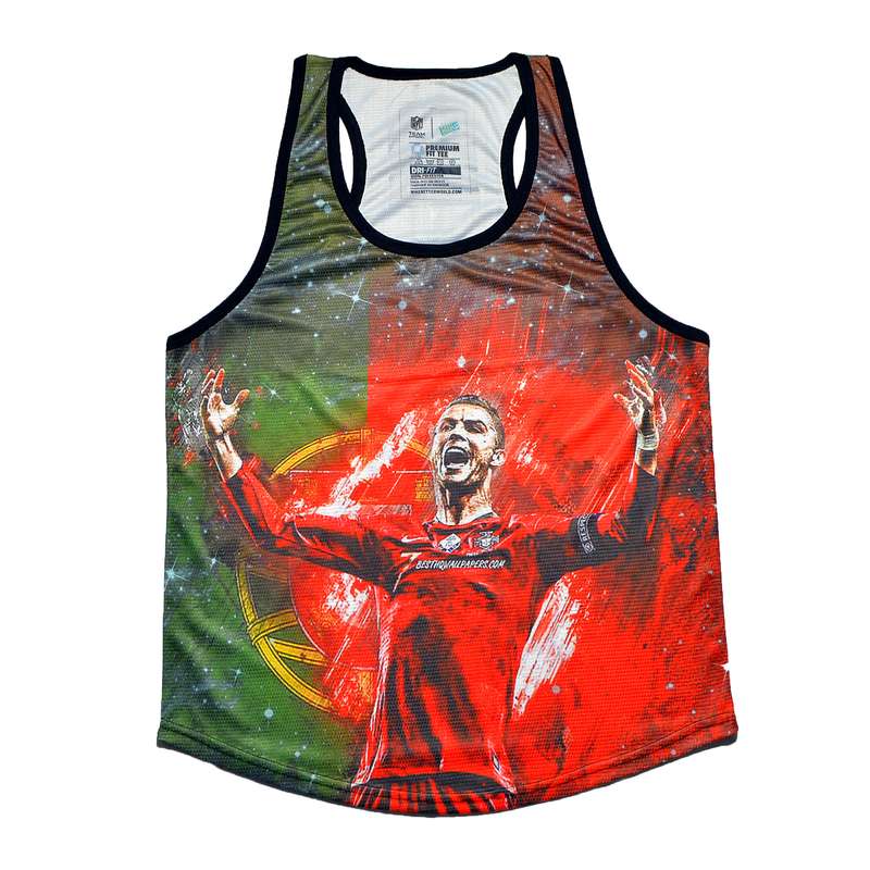 تاپ ورزشی مردانه طرح کریستین