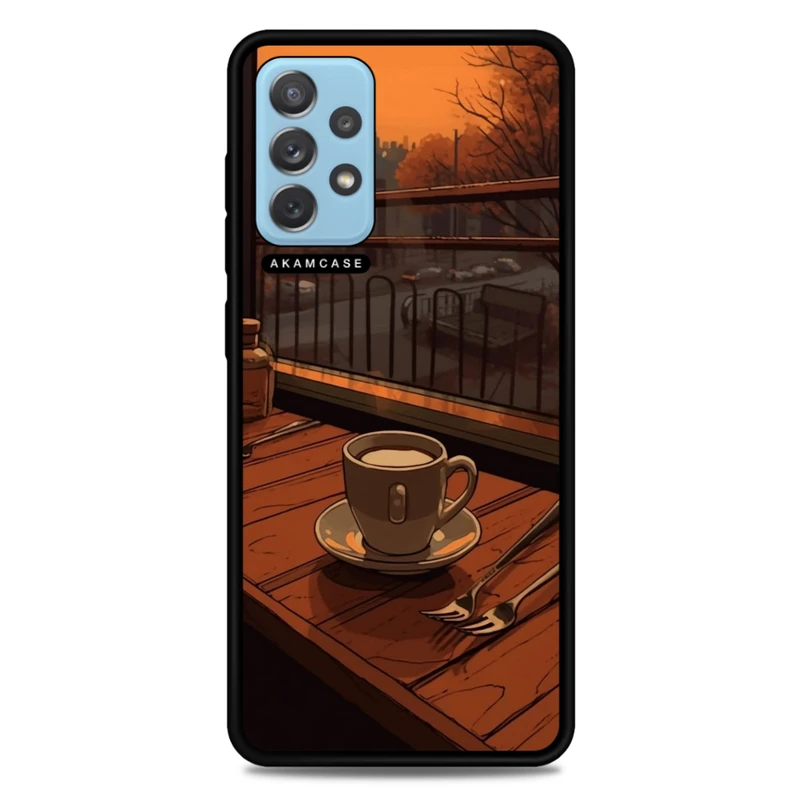 کاور آکام مدل AMC-WSGA72-COFFEE-11 مناسب برای گوشی موبایل سامسونگ Galaxy A72