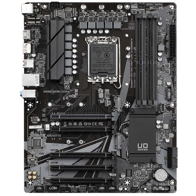 مادربرد گیگابایت مدل B660 DS3H DDR4 rev. 1.0/1.1 مادربرد گیگابایت مدل B660 DS3H DDR4 rev. 1.0/1.1