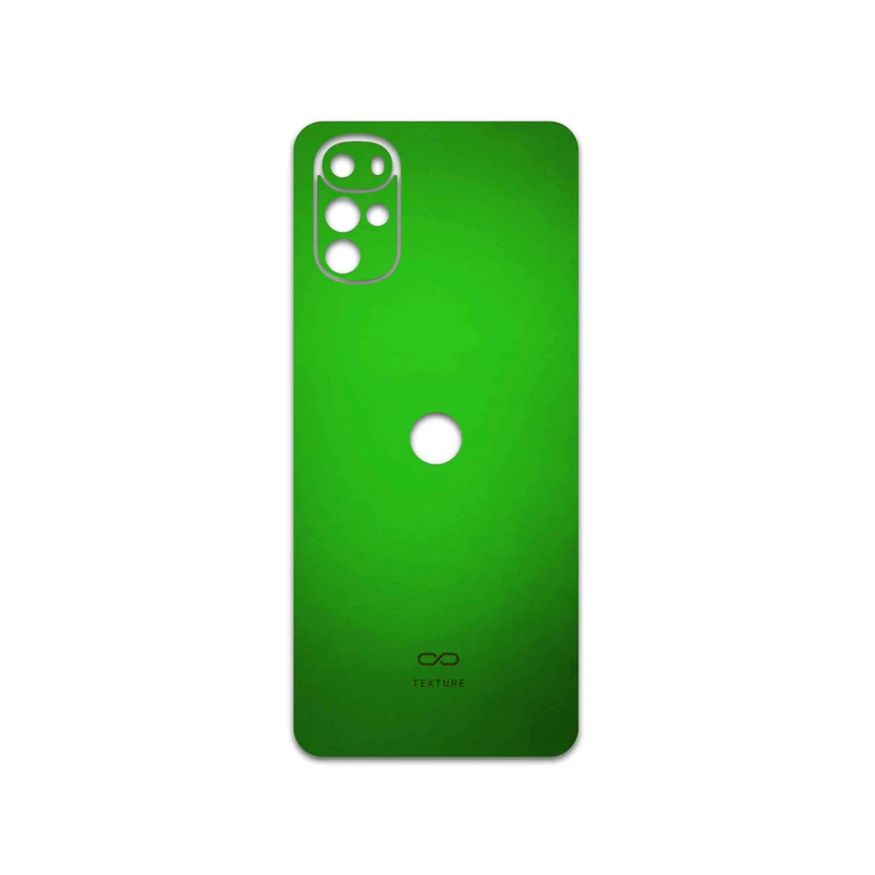 برچسب پوششی ماهوت مدل Metallic-Green مناسب برای گوشی موبایل موتورولا Moto G22