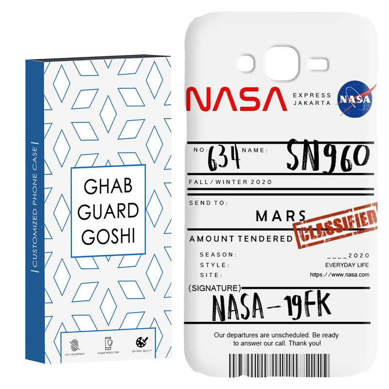 کاور قاب گارد گوشی طرح ناسا کد Dimo-192 مناسب برای گوشی موبایل سامسونگ Galaxy J7 2015 / J7 core / J700