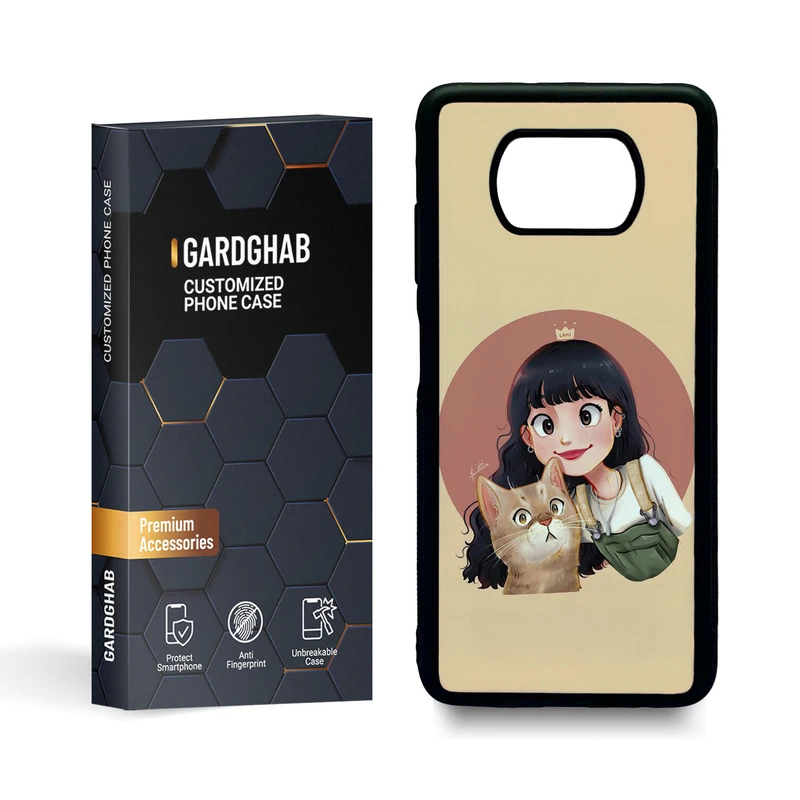 کاور گارد قاب مدل دخترانه مناسب برای گوشی موبایل شیائومی poco X3