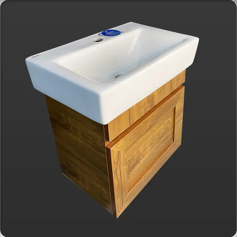 ست کابینت و روشویی مدل Z33W به همراه آینه