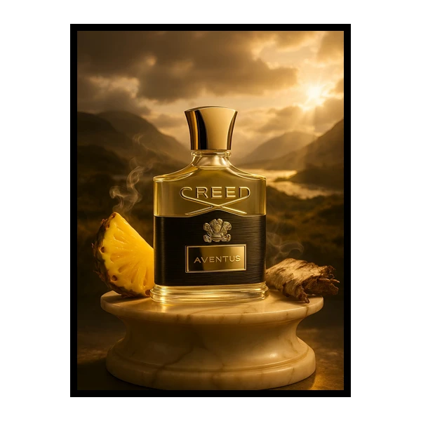 تابلو نوری بکلیت طرح دکوراتیو لوکس مدرن ادکلن و عطر مدل B-bu7253 فریم مشکی