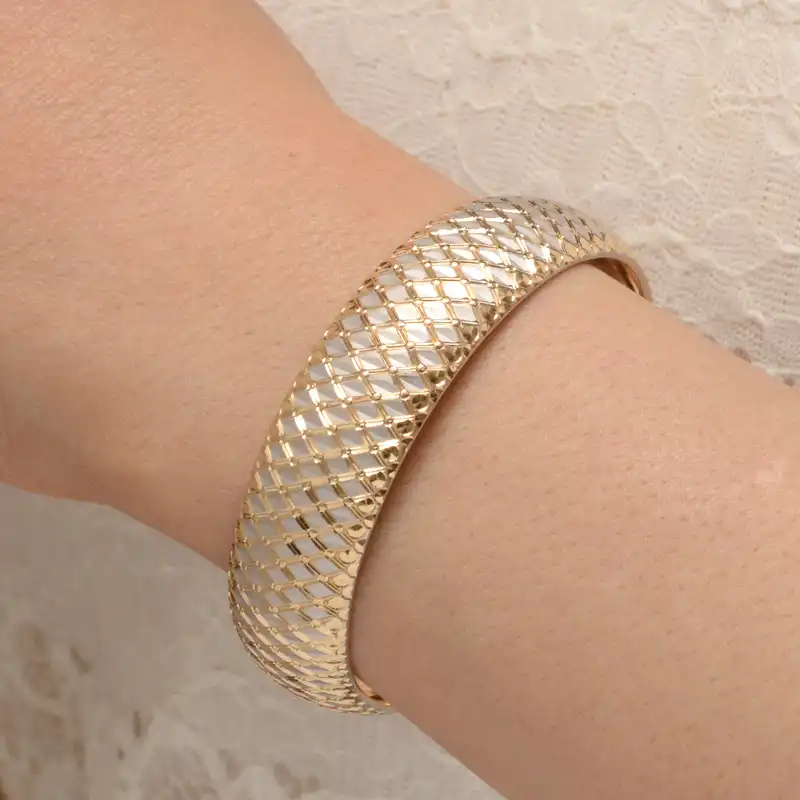 النگو طلا 18 عیار زنانه طلای مستجابی مدل ایرنا 3