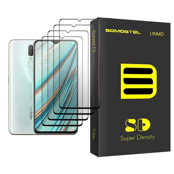 محافظ صفحه نمایش سوماستل مدل SD Glass MIX004 مناسب برای گوشی موبایل اوپو A9x بسته چهار عددی