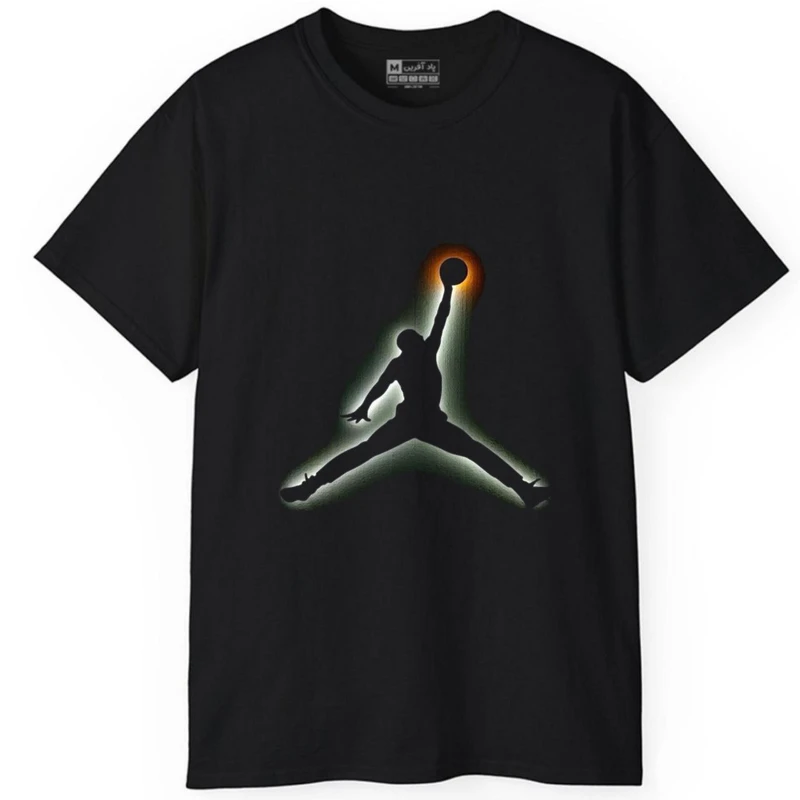 تی شرت آستین کوتاه مردانه پاد آفرین مدل بسکتبال کد 17