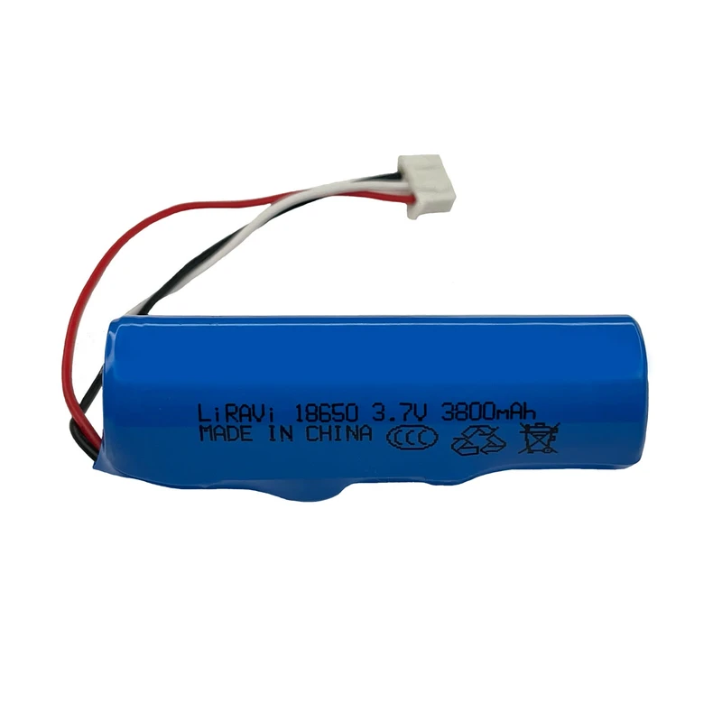 باتری لیتیوم یون قابل شارژ لیراوی مدل 18650 کد 3.7V ظرفیت 3800 میلی آمپر ساعت
