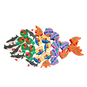 پاک کن مدل ماهی کد EF-25 مجموعه 30 عددی