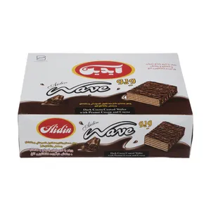 ویفر با روکش کاکائو تلخ آیدین - 30 گرم بسته 24 عددی