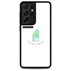 AKAM AMCWSGS21U-CACTUS13 Cover For Samsung Galaxy S21 Ultra