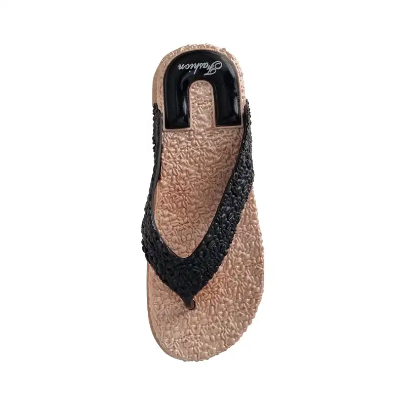 دمپایی لاانگشتی زنانه پایون مدل ترنج کد 11-BL