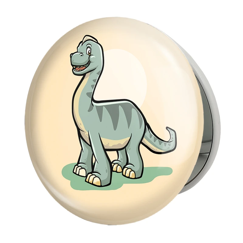 آینه جیبی خندالو طرح دایناسور بامزه مدل تاشو کد 29278