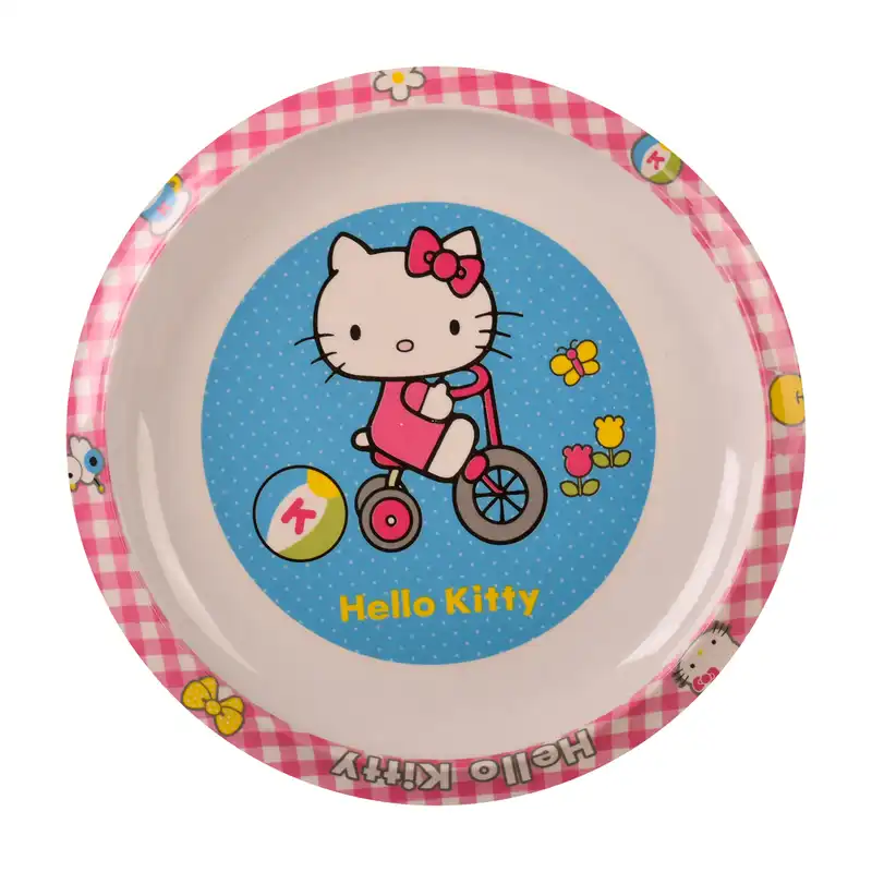 بشقاب کودک مهروز کد 5026 طرح کیتی