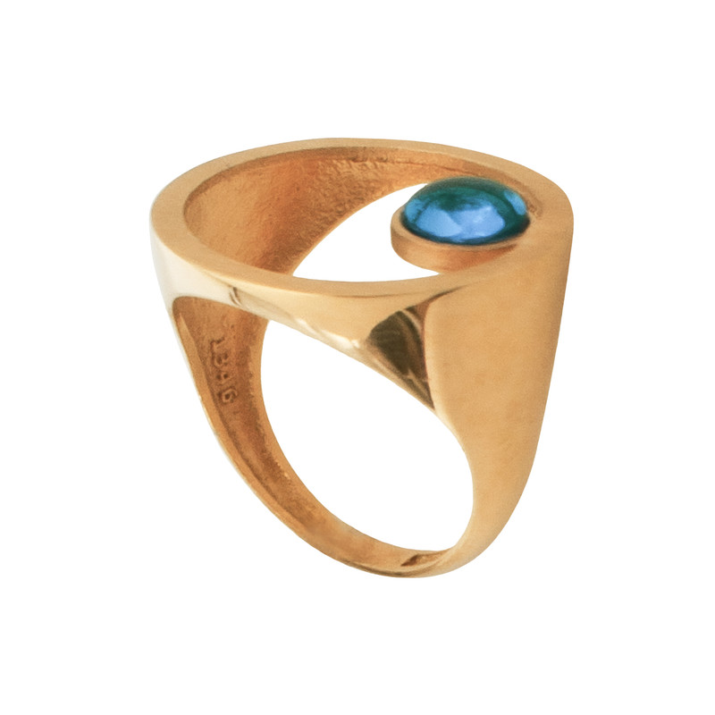 انگشتر طلا 18 عیار زنانه دُرج مدل VR08