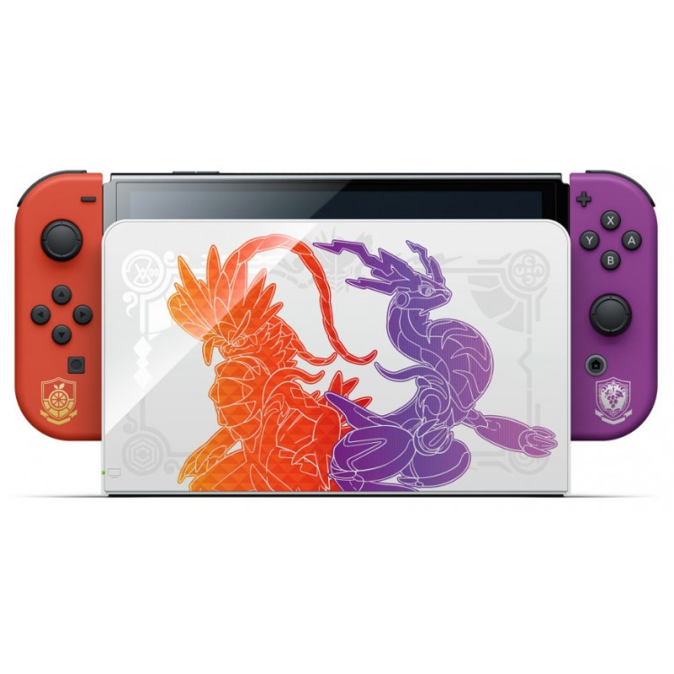 کنسول بازی هیبریدی نینتندو مدل Switch - OLED Pokémon Scarlet and Violet Edition ظرفیت 64 گیگابایت