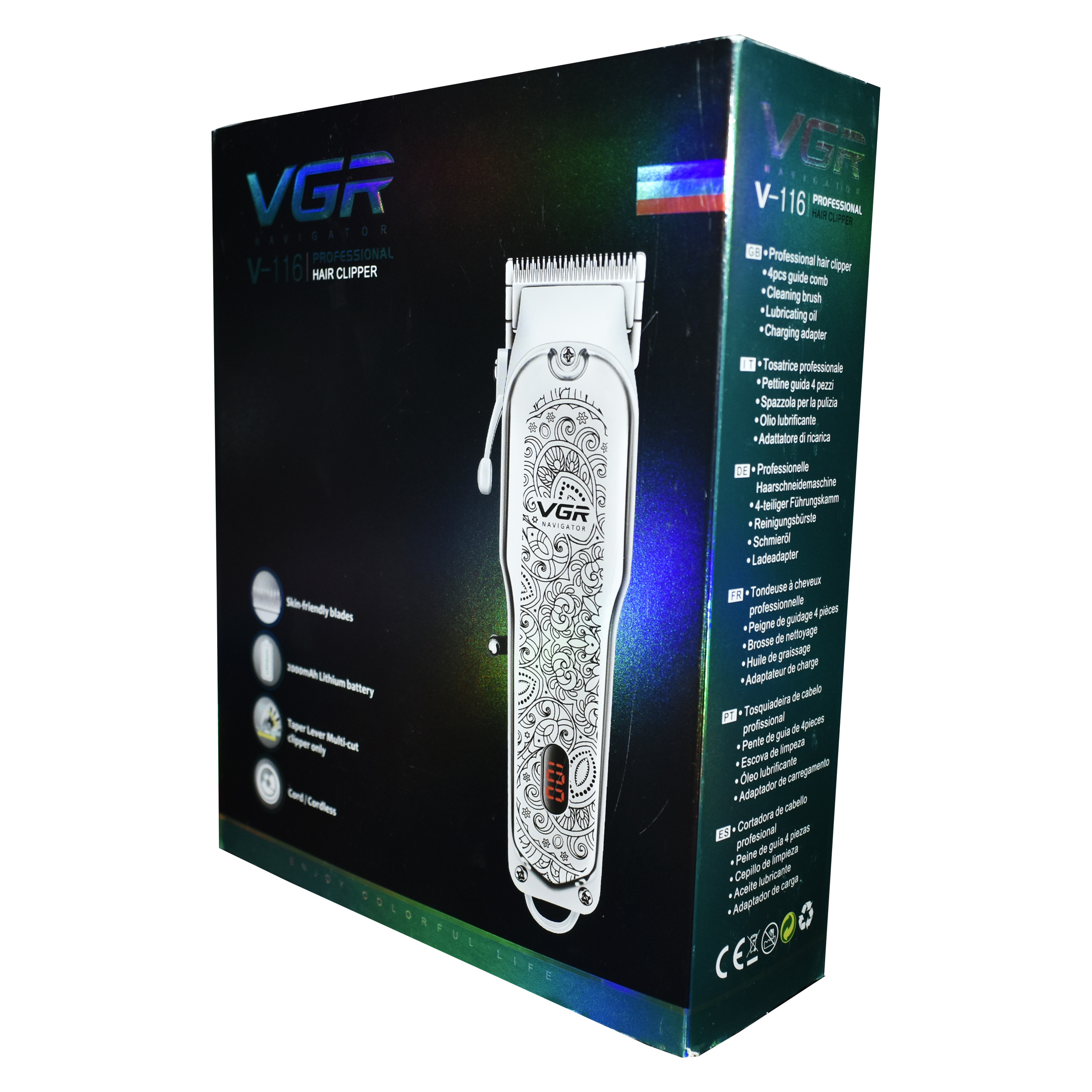 ماشین اصلاح موی سر و صورت وی جی ار مدل V-116 ماشین اصلاح موی سر و صورت وی جی ار مدل V-116