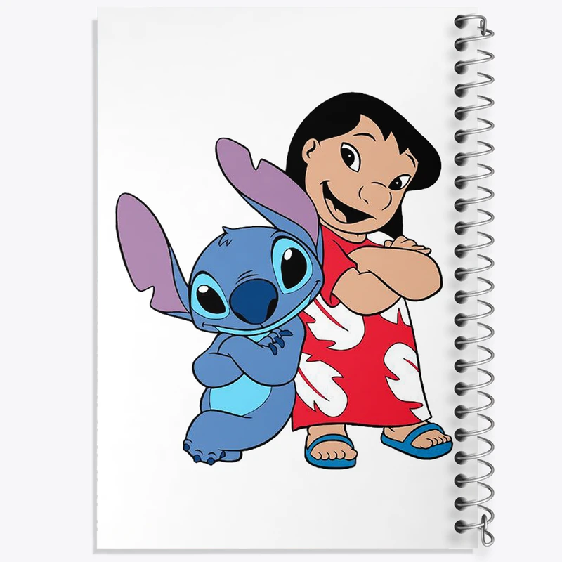 دفتر نقاشی 50 برگ خندالو طرح لیلو و استیچ کد 37185