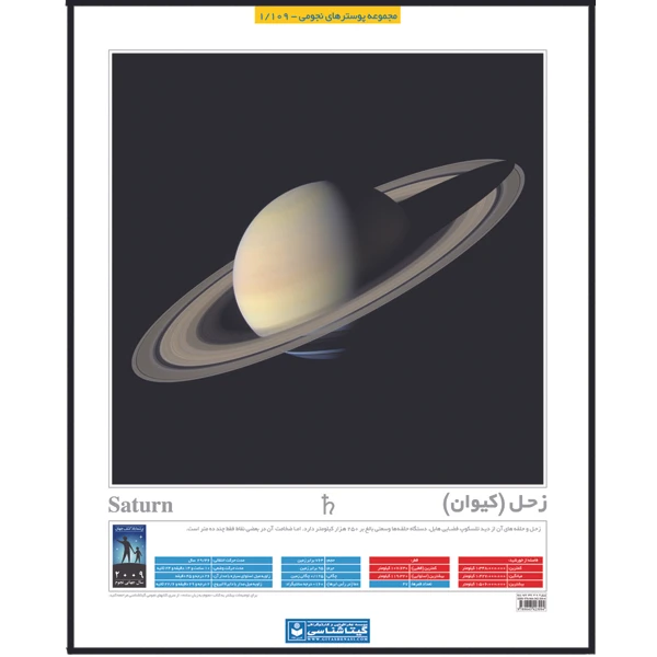 پوستر آموزش گیتاشناسی مدل زحل کد 1109