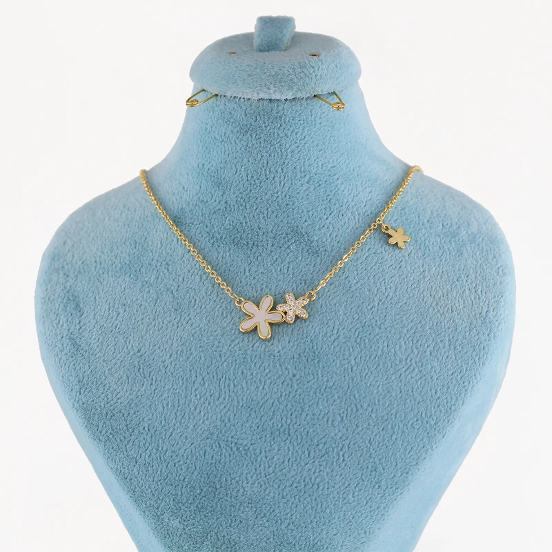 گردنبند زنانه مدل ستاره دریایی کد AAB361