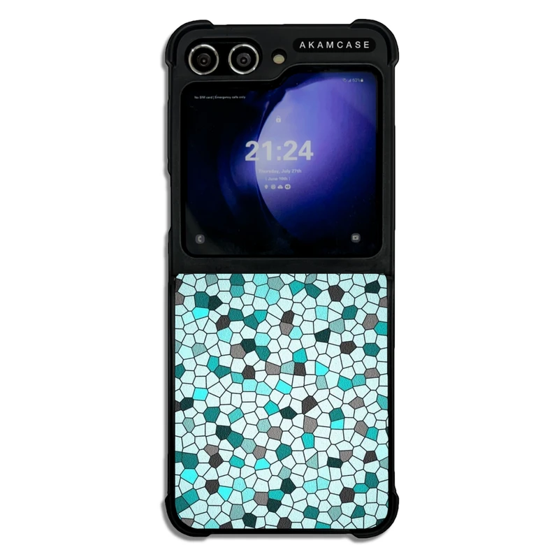 کاور آکام مدل AMC-WSGZFLIP5-MOSAIC-1 مناسب برای گوشی موبایل سامسونگ Galaxy Z Flip 5
