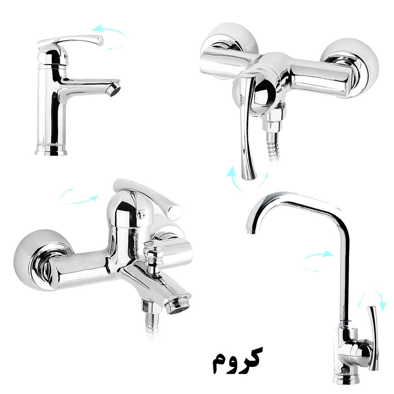 ست شیرآلات جزیره مدل توسکا کد SH-MJ-84-86/Set