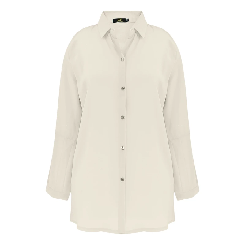 شومیز آستین بلند زنانه مدل لمیز کد 591