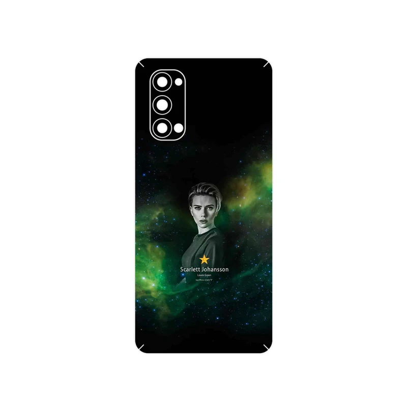 برچسب پوششی ماهوت مدل Scarlett Johansson مناسب برای گوشی موبایل اپو Reno4 Pro 5G