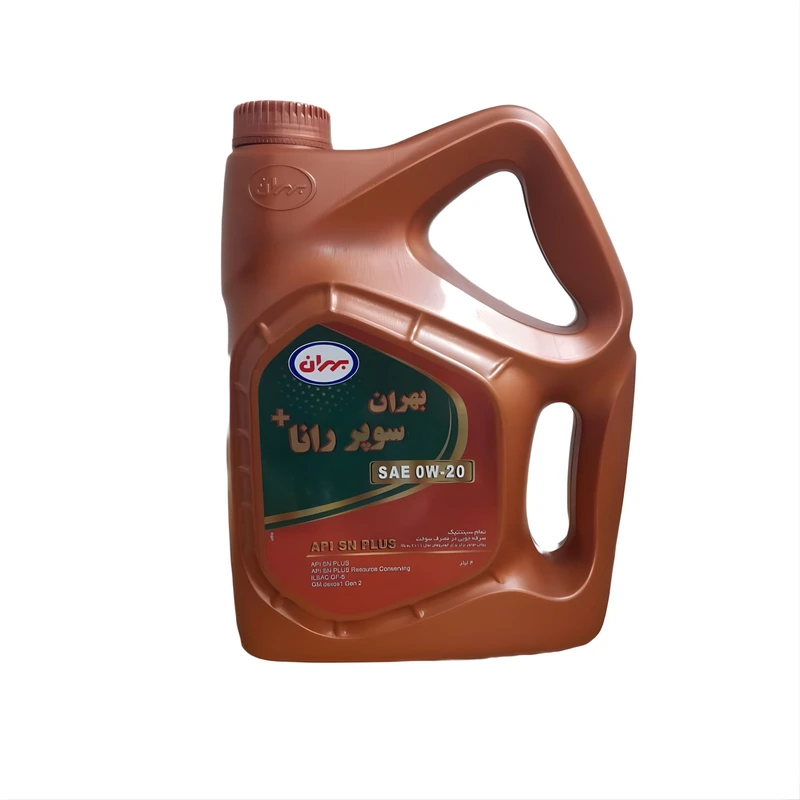روغن موتور خودرو هیبریدی بهران مدل سوپر رانا پلاس SN 0W-20 حجم 4 لیتر