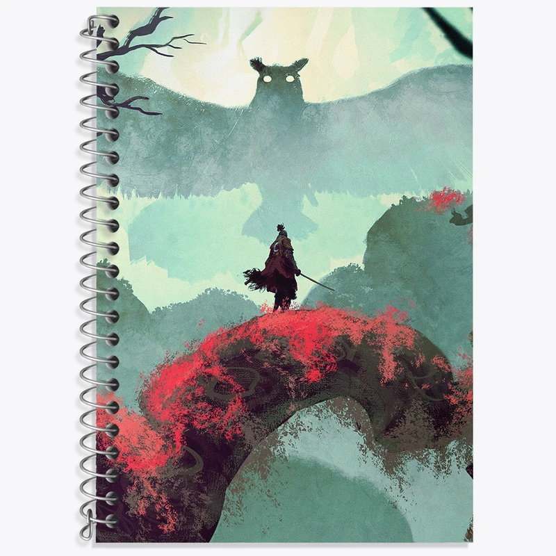 دفتر لغت 50 برگ خندالو طرح بازی سکیرو (sekiro) کد 31696