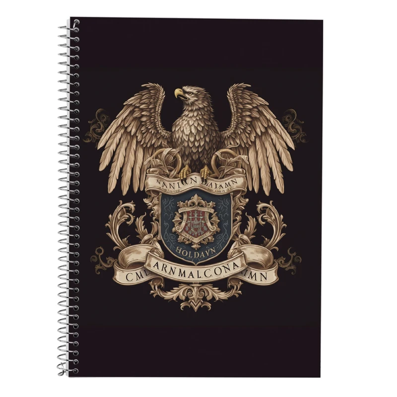 دفتر زبان 50 برگ مدوپد مدل دوخط طرح هری پاتر harrypotter کد DF10366