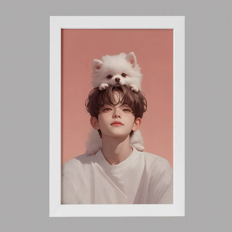 تابلو خندالو مدل پسر انیمه ای کد F2930