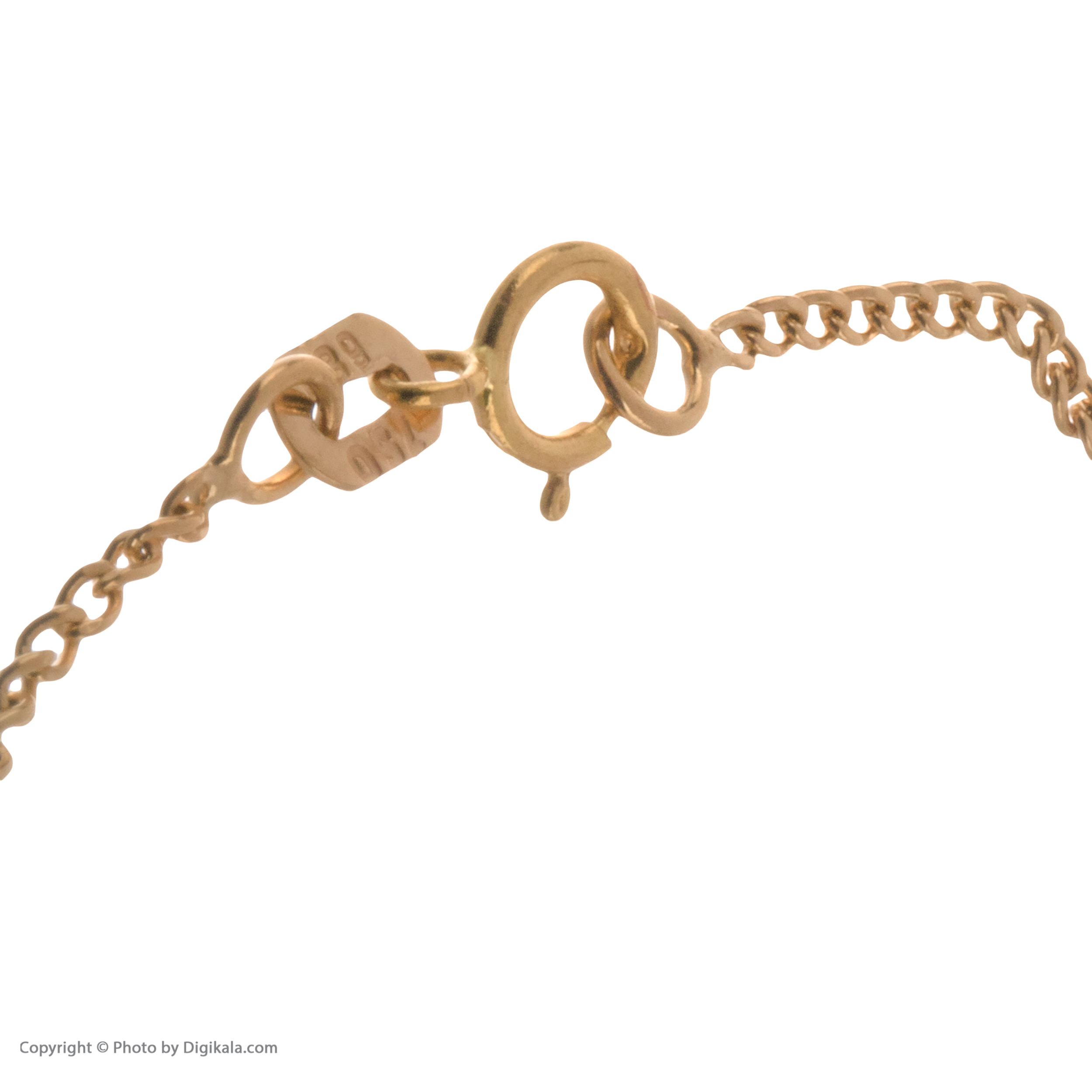 دستبند طلا 18 عیار دخترانه مایا ماهک مدل MB1050 طرح کارتیه -  - 4
