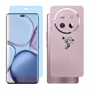 Glass Together model anti blue screen protector suitable for Honor X9c mobile phone with back cover sticker