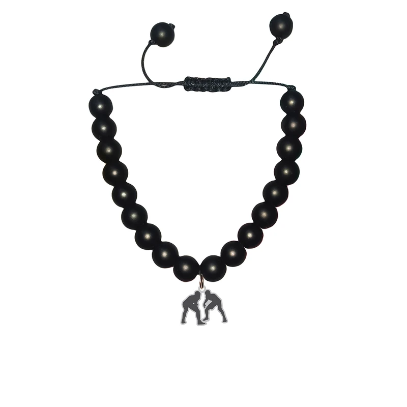 دستبند مهره ای هایکا طرح ورزشی گارد کشتی کد bd.ha 25