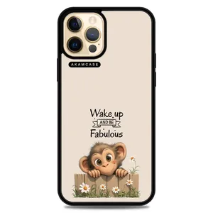 AKAM AMC-WA12PRO-ANIMALS QOUTES-26 Cover For Apple iPhone 12 Pro