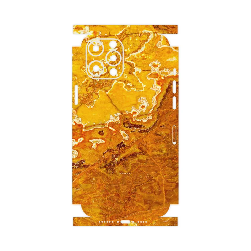 برچسب پوششی ماهوت مدل Gold Marble-FullSkin مناسب برای گوشی موبایل اپل iPhone 12 Pro Max