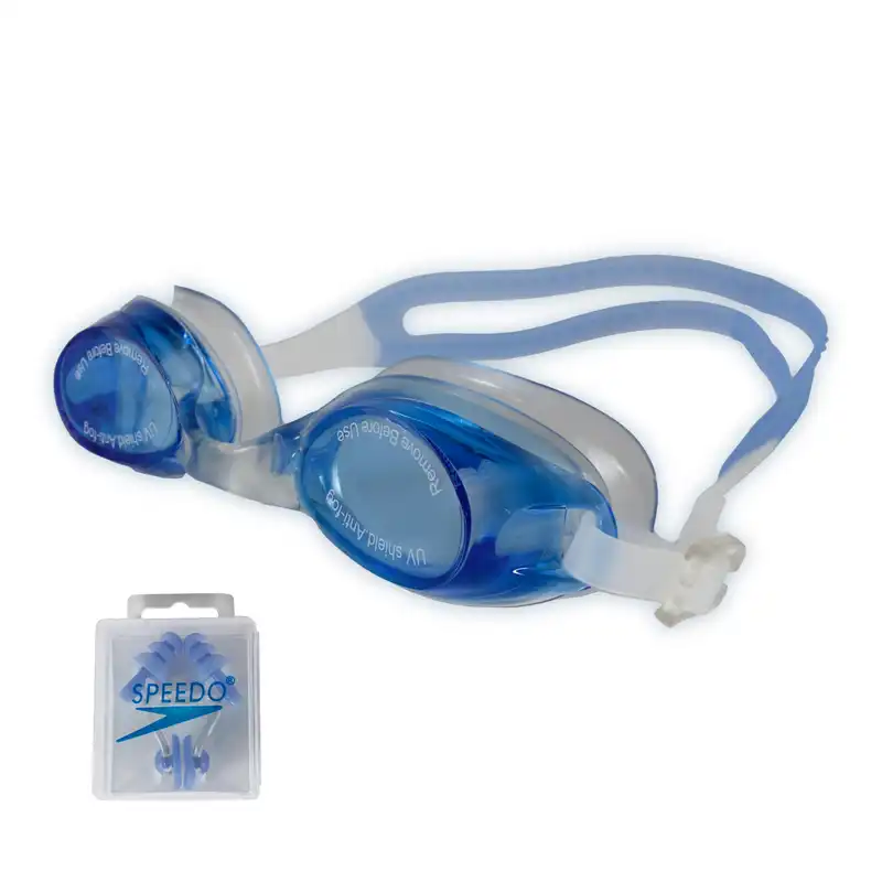 عینک شنا کُنِکس مدل DZ-1600 به همراه گوش گیر و دماغ گیر