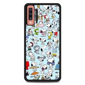 AKAM AMC-WSGA70-SNOOPY-23 Cover For Samsung Galaxy A70